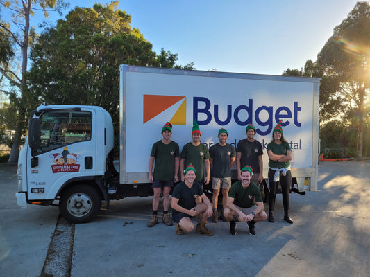 Real Christmas Trees Melbourne West - Real Christmas Tree Elves team photo