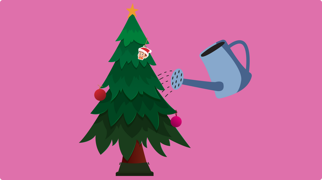 How do you keep a real christmas tree alive?